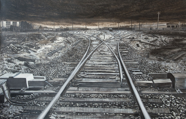 远方Distance，孟煌，布面油彩，180x280cm,2013
